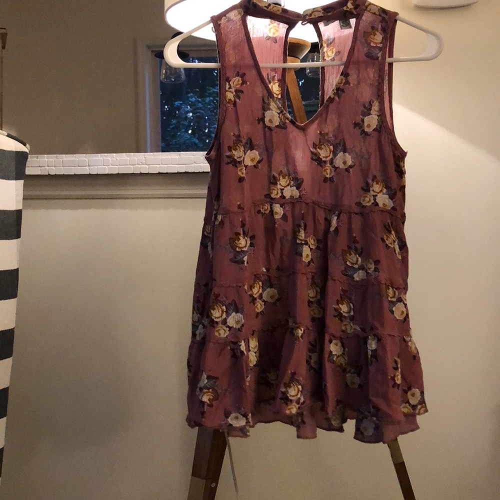 cute floral tank